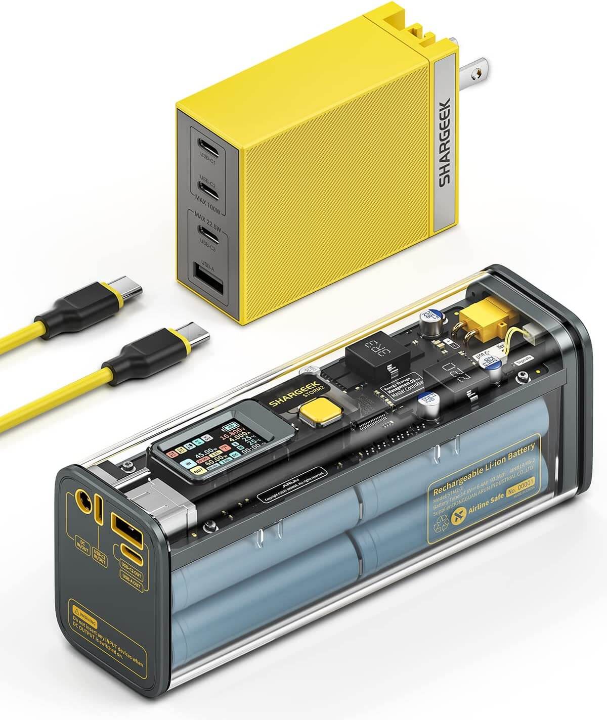 Shargeek STORM2 100W Power Bank 25600mAh Shargeek STORM2 100W Power Bank 25600mAh