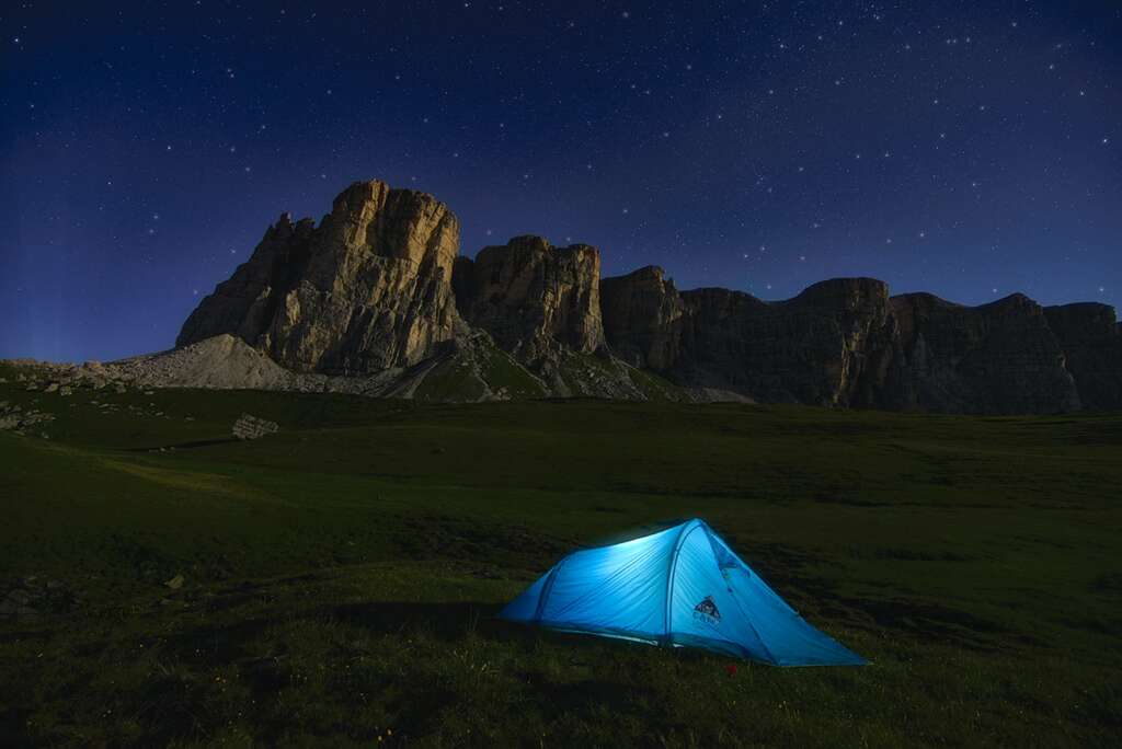 Camping Outdoor At Night 1