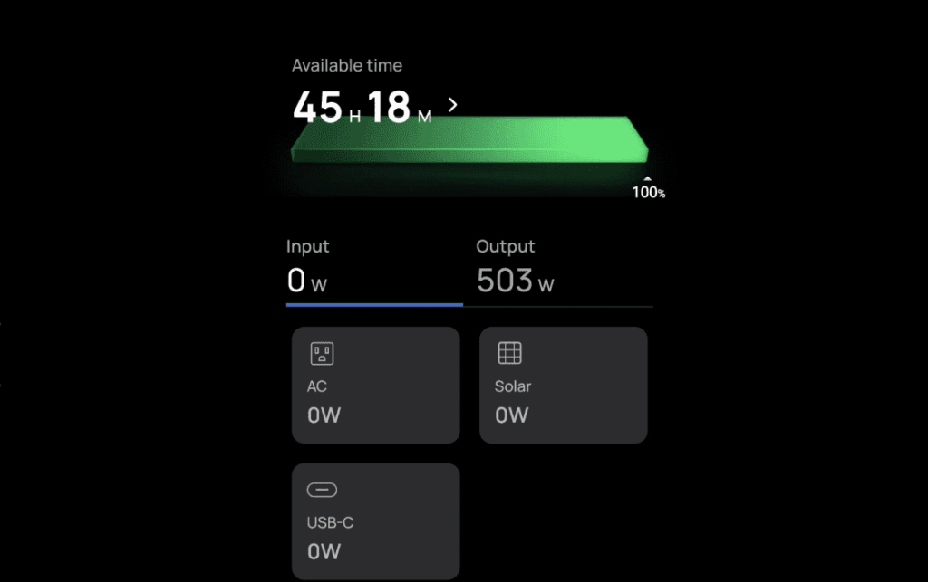 Ef Ecoflow River 2 Max 512Wh App Remaining Time