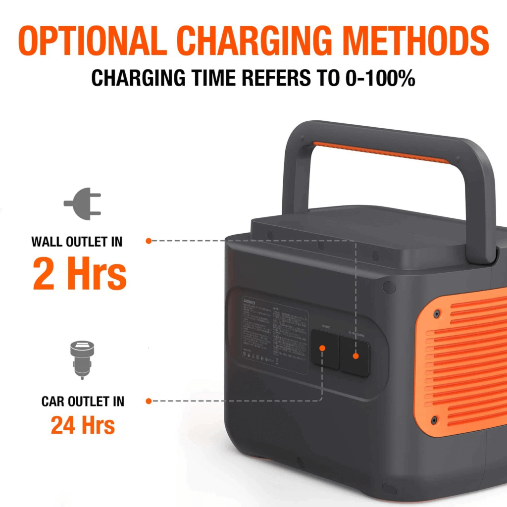 Jackery Explorer 2000 Pro Charging Method