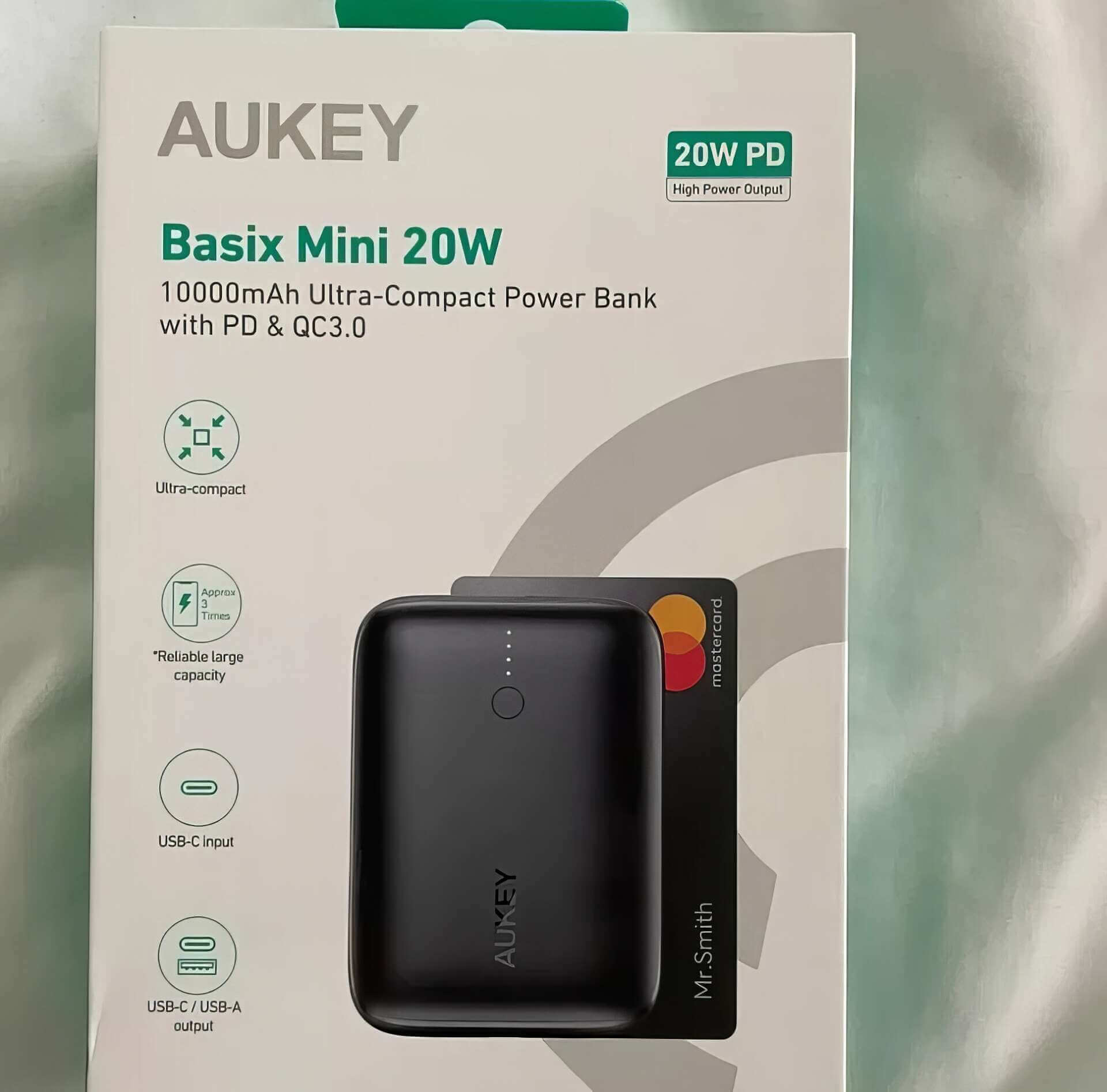 Aukey PB N83S 10000MAH 22.5W PD