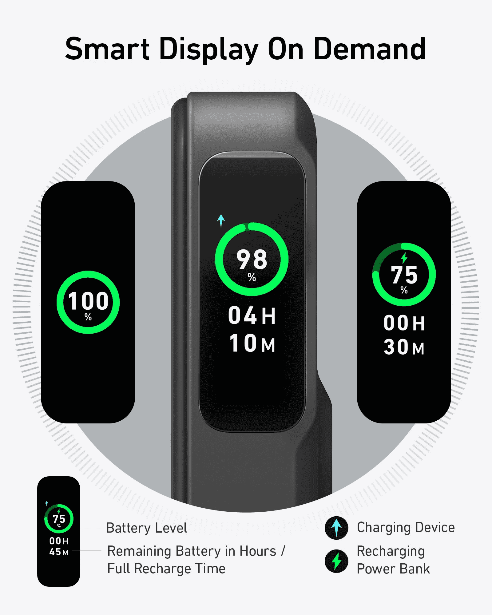 Anker MagGo Power Bank 10K Smart LED Display